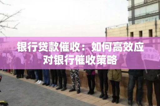 银行贷款催收：如何高效应对银行催收策略