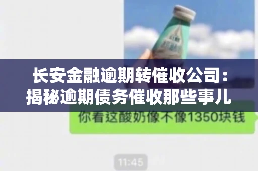 长安金融逾期转催收公司：揭秘逾期债务催收那些事儿