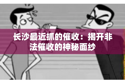 长沙最近抓的催收：揭开非法催收的神秘面纱