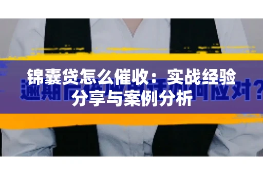锦囊贷怎么催收：实战经验分享与案例分析