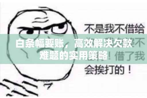 白条幅要账，高效解决欠款难题的实用策略